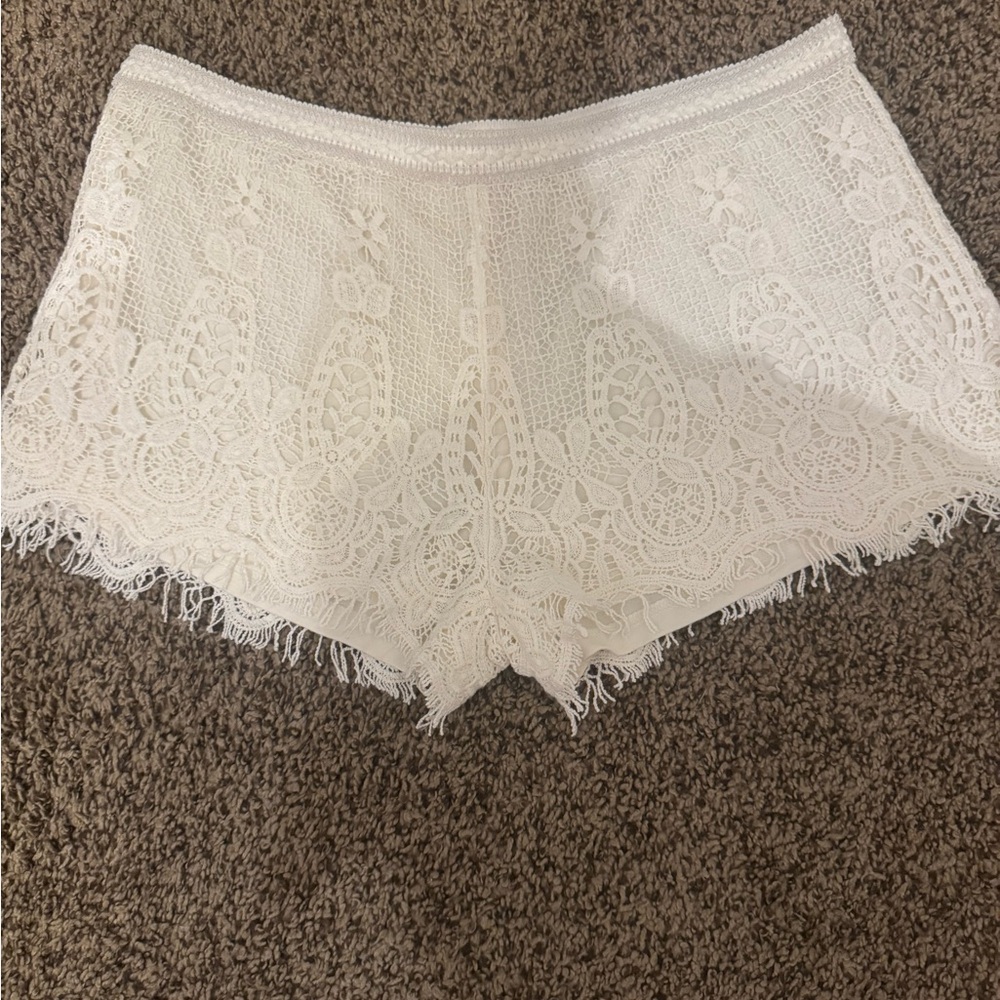 Mossimo Supply Co. White Lace shorts